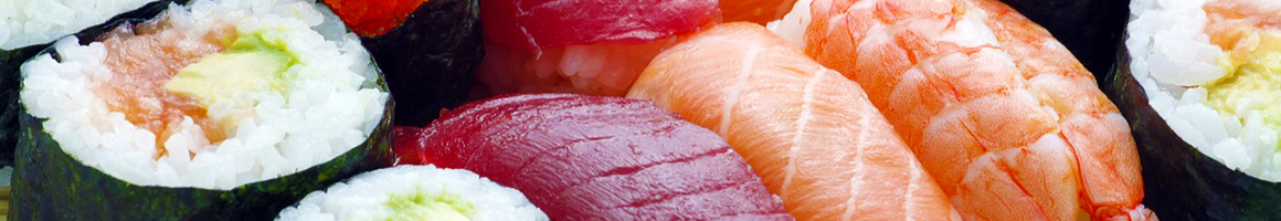 Eating Pub Food Sushi at Fin Fusion Sushi Bar restaurant in Murfreesboro, TN.